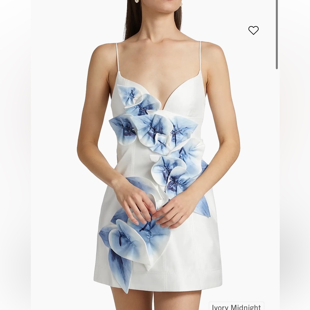 NWT BEST Acler Bilbo Mini Dress - Blue Floral Event Cocktail Party AU10/US6